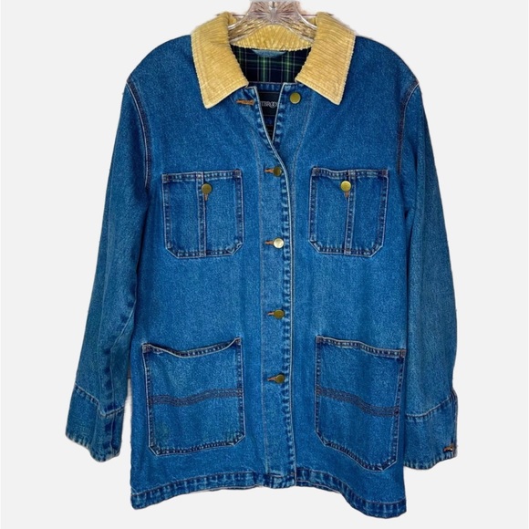Outbrook Jackets & Coats Vintage Denim Corduroy Barn Jacket Poshmark